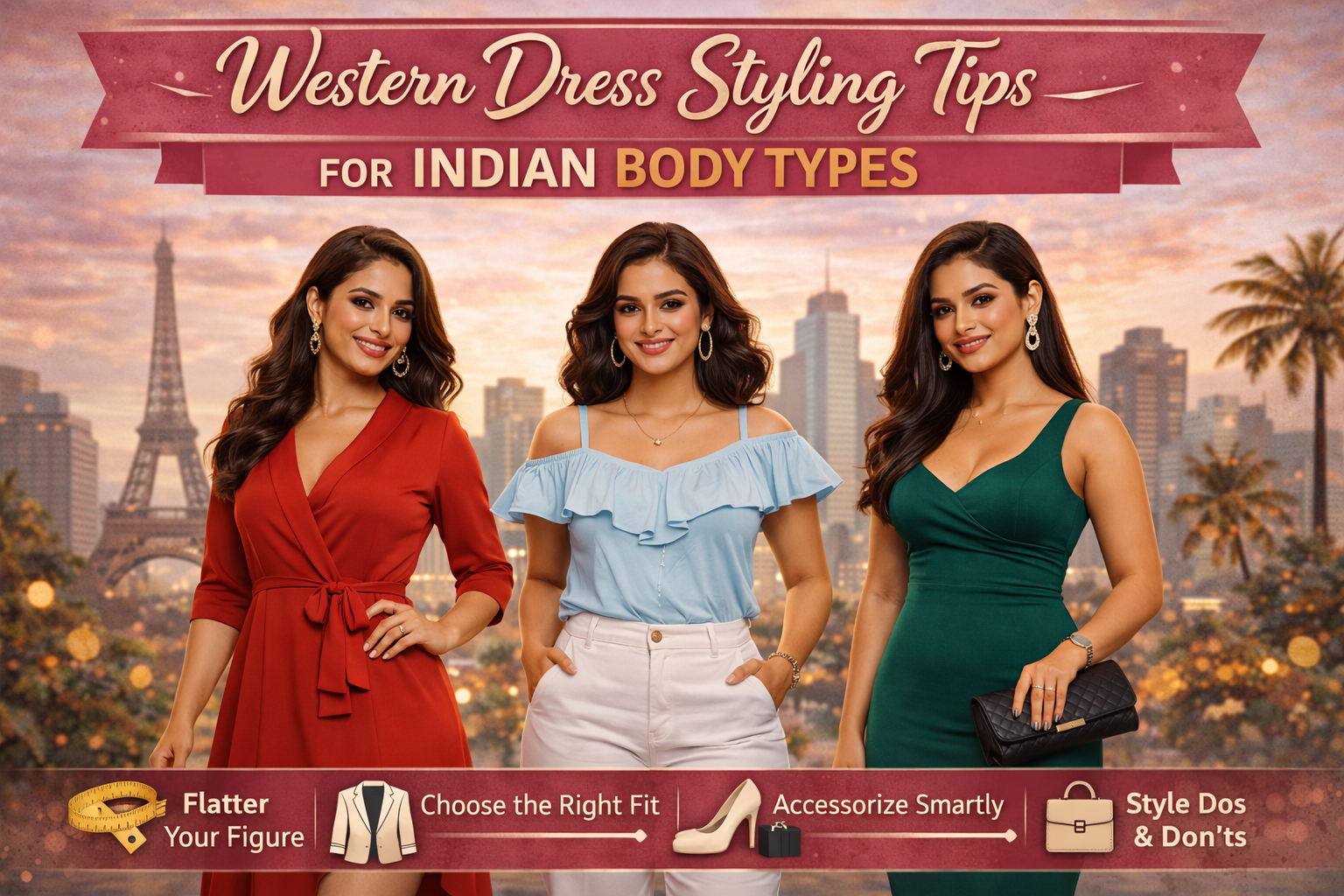 Western Dress Styling Tips for Indian Body Types