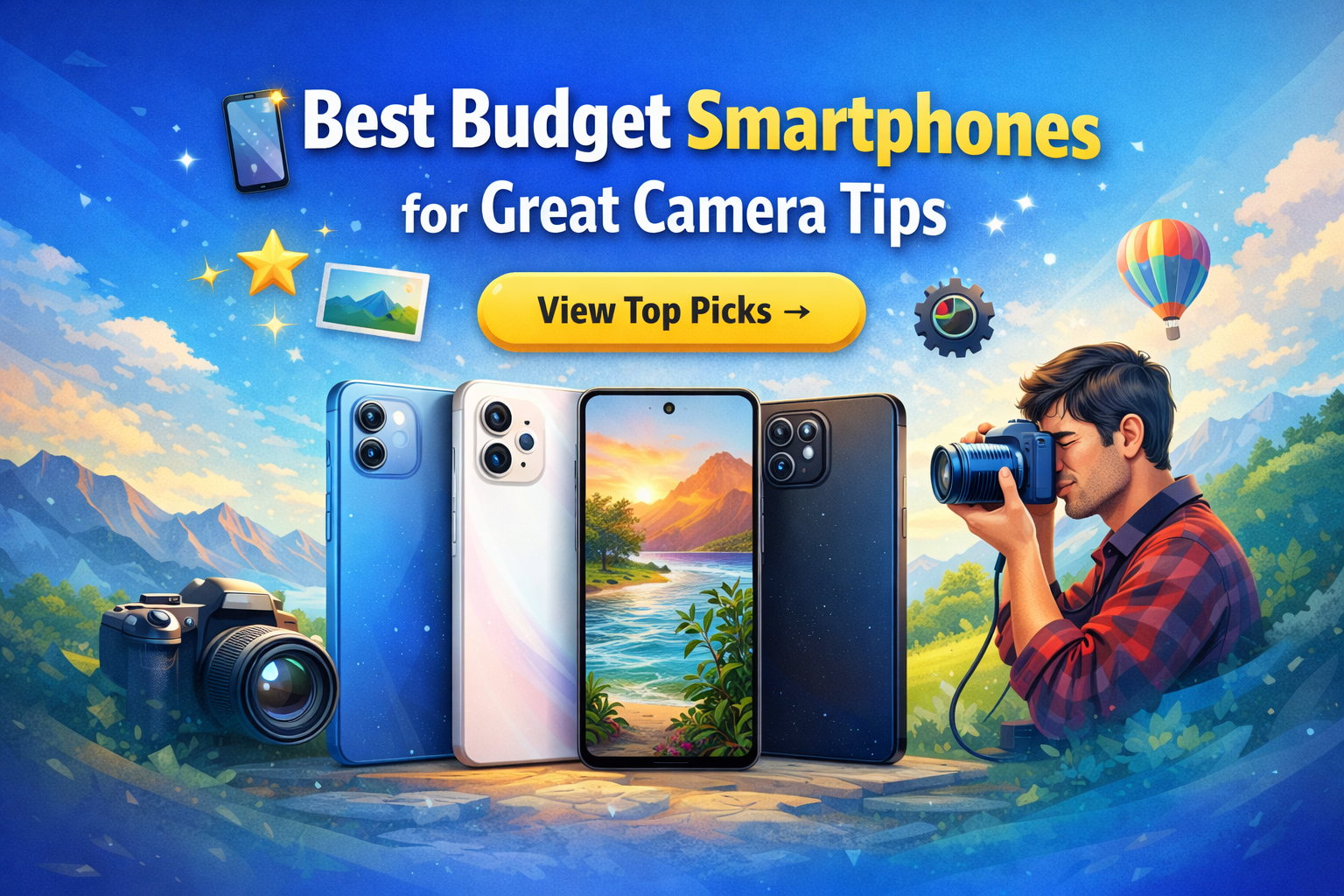 Best Budget Smartphones for Great Camera Tips