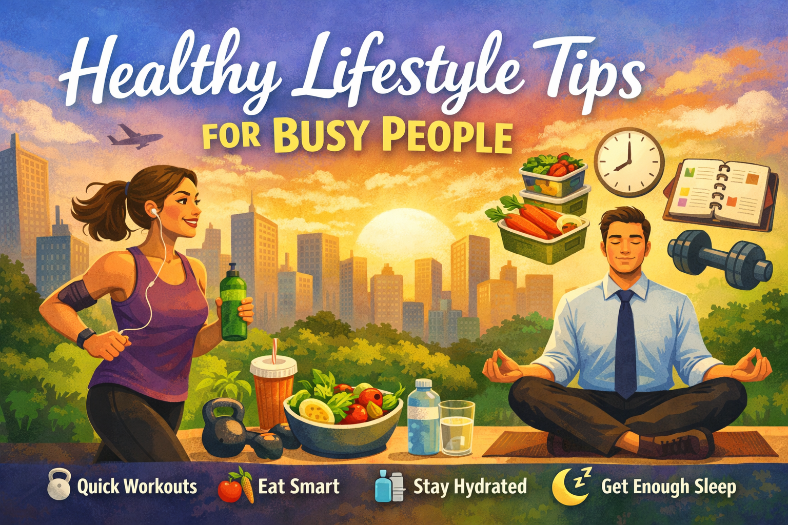 Healthy Lifestyle Tips for Busy People