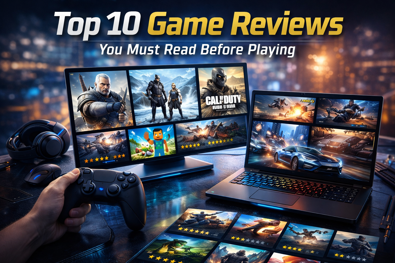 Top 10 Game Reviews You Must Read Before Playing