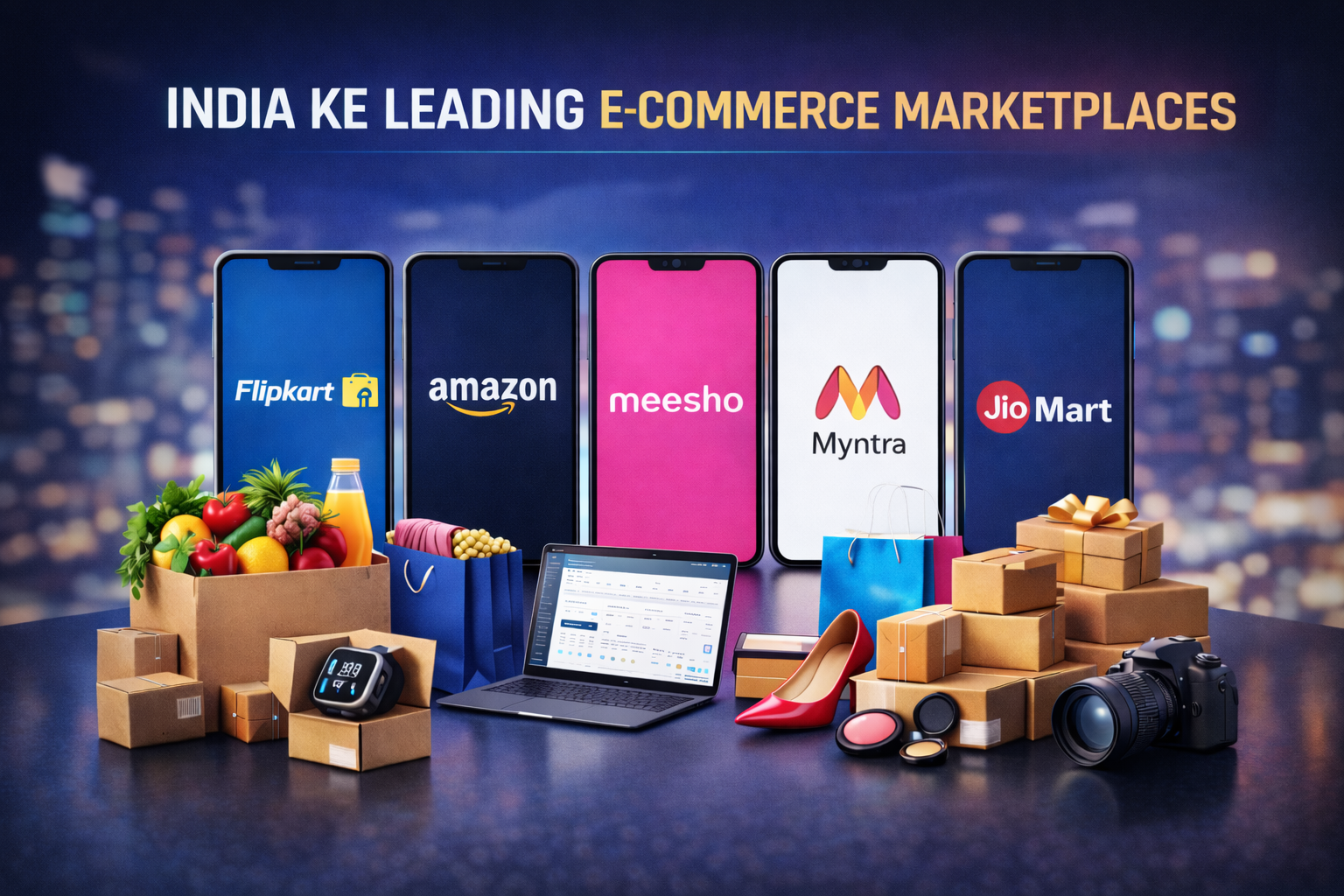 India ke Leading E-commerce Marketplaces (2026)