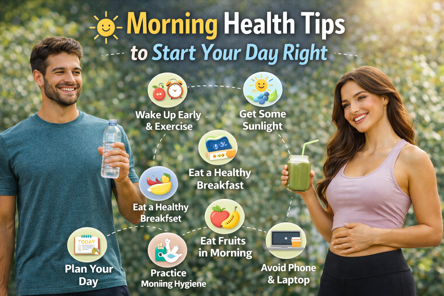 The Morning Mastery Blueprint: 10 Essential Morning Health Tips to Start Your Day Right