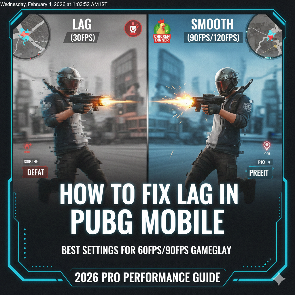How to Fix Lag in PUBG Mobile: Best Settings for 60FPS/90FPS Gameplay